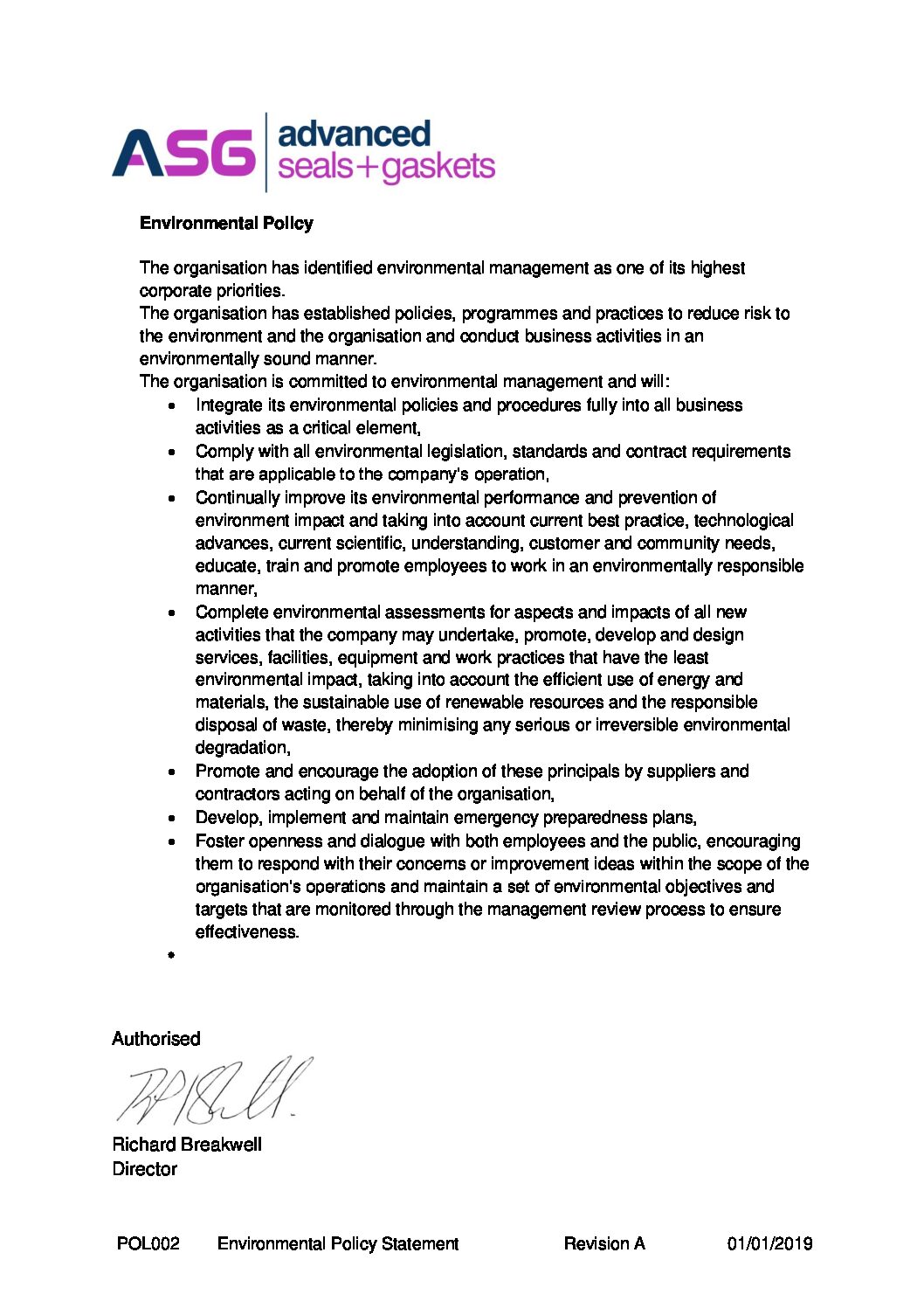 POL002 pdf Environmental Policy